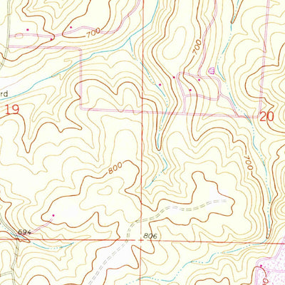 United States Geological Survey Agnos, AR (1962, 24000-Scale) digital map