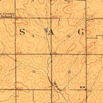 United States Geological Survey Agra, OK (1908, 62500-Scale) digital map