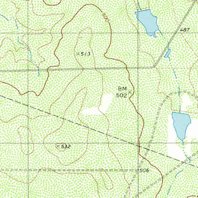 United States Geological Survey Agua Azul Creek West, TX (1980, 24000-Scale) digital map