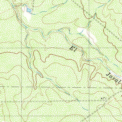 United States Geological Survey Agua Azul Creek West, TX (1980, 24000-Scale) digital map
