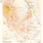 United States Geological Survey Agua Dulce, CA (1952, 62500-Scale) digital map