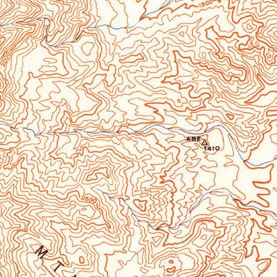 United States Geological Survey Agua Dulce, CA (1952, 62500-Scale) digital map