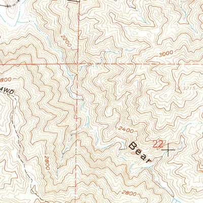 United States Geological Survey Agua Dulce, CA (1960, 24000-Scale) digital map