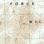United States Geological Survey Agua Dulce Mountains, AZ (1990, 24000-Scale) digital map