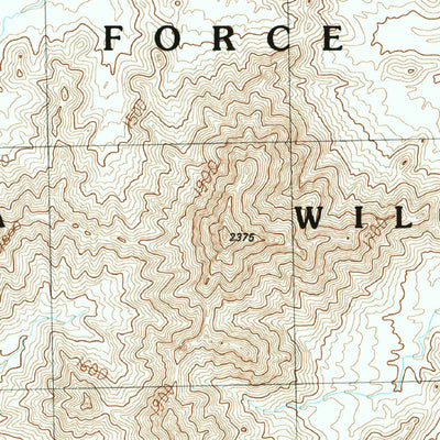 United States Geological Survey Agua Dulce Mountains, AZ (1990, 24000-Scale) digital map