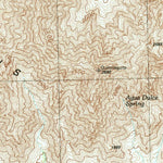 United States Geological Survey Agua Dulce Mountains, AZ (1990, 24000-Scale) digital map