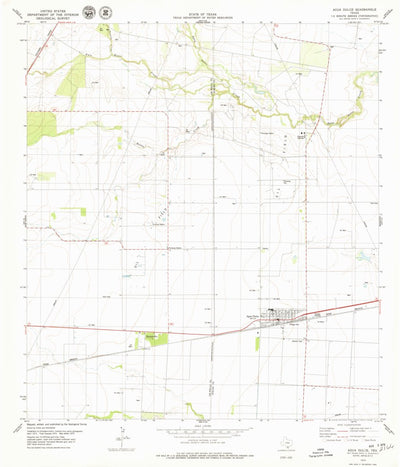United States Geological Survey Agua Dulce, TX (1979, 24000-Scale) digital map