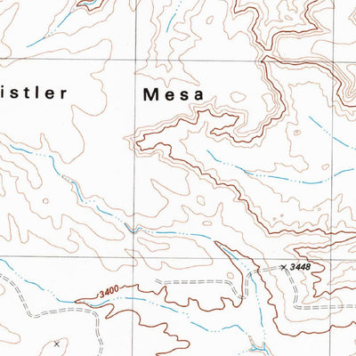 United States Geological Survey Agua Fria Mountain, TX (1983, 24000-Scale) digital map