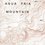 United States Geological Survey Agua Fria Mountain, TX (1983, 24000-Scale) digital map