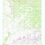 United States Geological Survey Agua Fria, NM (1951, 24000-Scale) digital map
