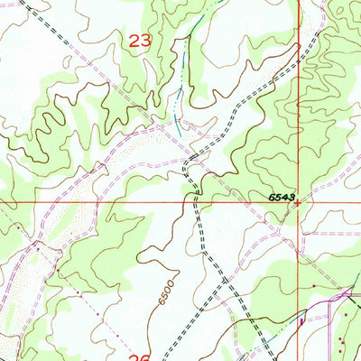 United States Geological Survey Agua Fria, NM (1951, 24000-Scale) digital map