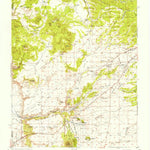 United States Geological Survey Agua Fria, NM (1953, 62500-Scale) digital map