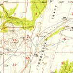United States Geological Survey Agua Fria, NM (1953, 62500-Scale) digital map