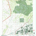 United States Geological Survey Agua Fria, NM (2002, 24000-Scale) digital map