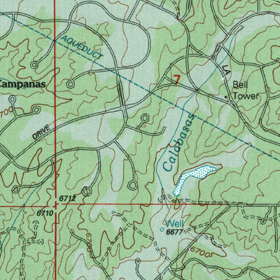 United States Geological Survey Agua Fria, NM (2002, 24000-Scale) digital map