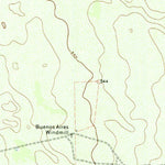 United States Geological Survey Agua Nueva NW, TX (1972, 24000-Scale) digital map