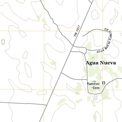 United States Geological Survey Agua Nueva, TX (2022, 24000-Scale) digital map