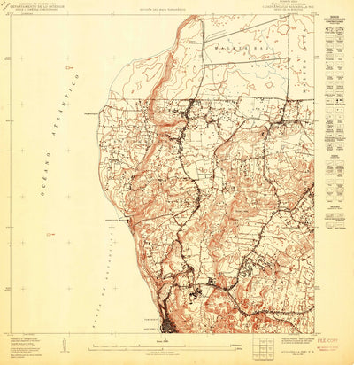 United States Geological Survey Aguadilla NE, PR (1950, 10000-Scale) digital map
