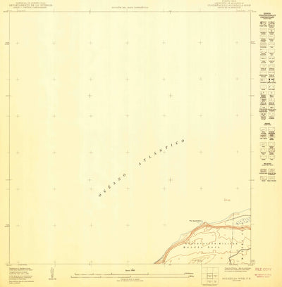 United States Geological Survey Aguadilla Oe N SE, PR (1950, 10000-Scale) digital map