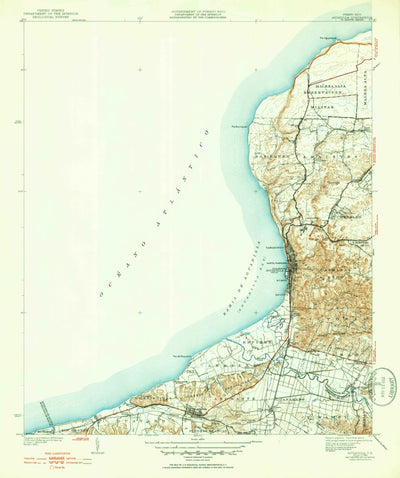 United States Geological Survey Aguadilla, PR (1942, 30000-Scale) digital map
