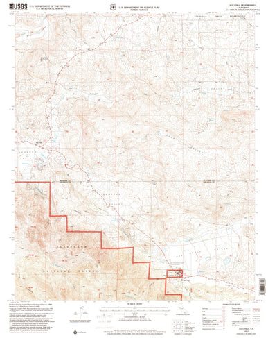 United States Geological Survey Aguanga, CA (1997, 24000-Scale) digital map
