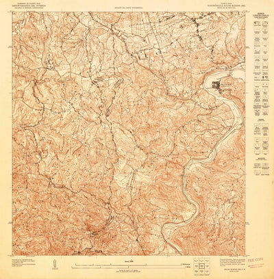 United States Geological Survey Aguas Buenas NE, PR (1947, 10000-Scale) digital map