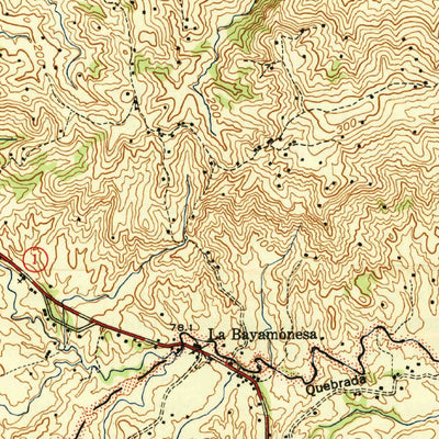 United States Geological Survey Aguas Buenas, PR (1946, 30000-Scale) digital map