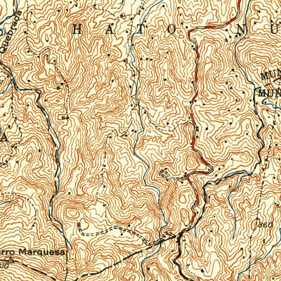 United States Geological Survey Aguas Buenas, PR (1952, 30000-Scale) digital map