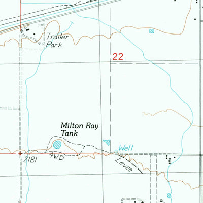 United States Geological Survey Aguila, AZ (1990, 24000-Scale) digital map