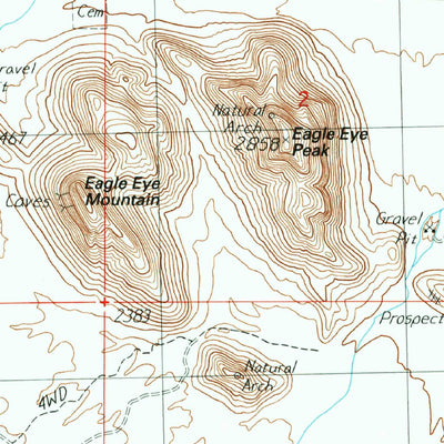 United States Geological Survey Aguila, AZ (1990, 24000-Scale) digital map