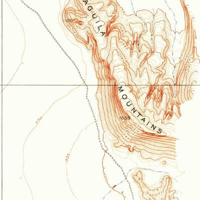 United States Geological Survey Aguila Mountains, AZ (1927, 62500-Scale) digital map