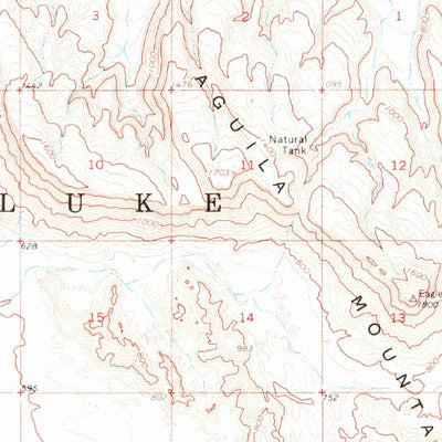United States Geological Survey Aguila Mountains, AZ (1965, 62500-Scale) digital map