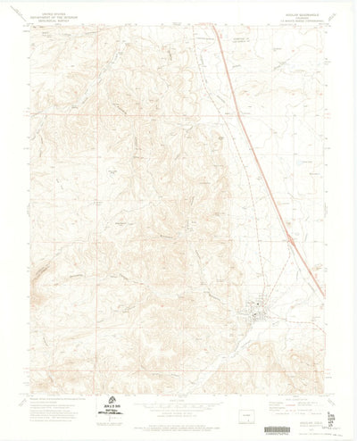 United States Geological Survey Aguilar, CO (1971, 24000-Scale) digital map
