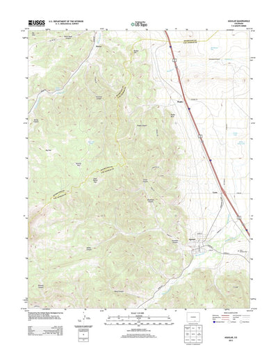 United States Geological Survey Aguilar, CO (2013, 24000-Scale) digital map