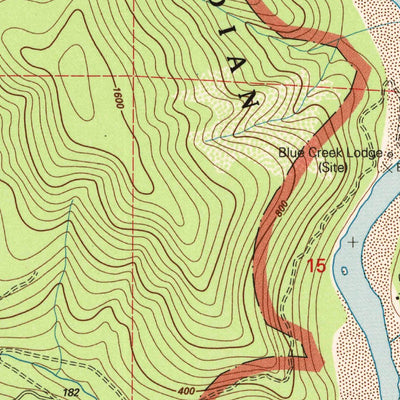 United States Geological Survey Ah Pah Ridge, CA (1997, 24000-Scale) digital map