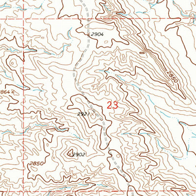 United States Geological Survey Ahles, MT (1960, 24000-Scale) digital map