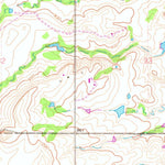 United States Geological Survey Ahloso, OK (1967, 24000-Scale) digital map