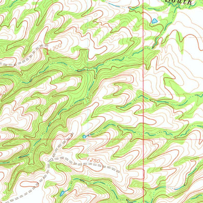 United States Geological Survey Ahloso, OK (1967, 24000-Scale) digital map
