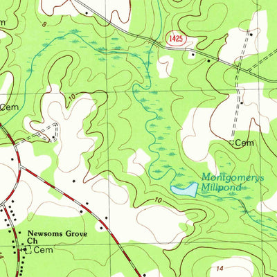United States Geological Survey Ahoskie, NC (1982, 24000-Scale) digital map
