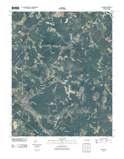 United States Geological Survey Ahoskie, NC (2010, 24000-Scale) digital map