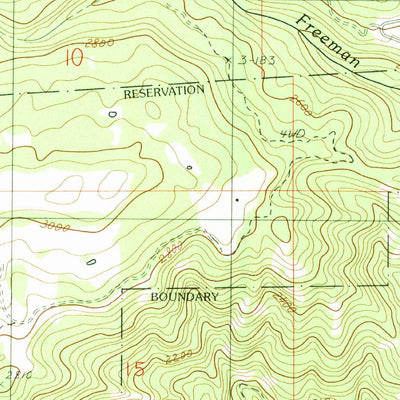 United States Geological Survey Ahsahka, ID (1990, 24000-Scale) digital map