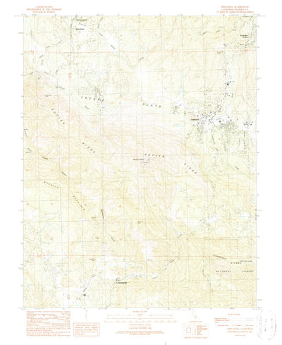United States Geological Survey Ahwahnee, CA (1990, 24000-Scale) digital map