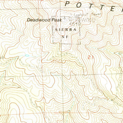 United States Geological Survey Ahwahnee, CA (1990, 24000-Scale) digital map