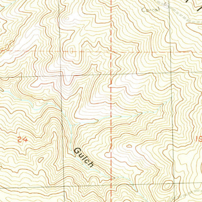 United States Geological Survey Ahwahnee, CA (1990, 24000-Scale) digital map