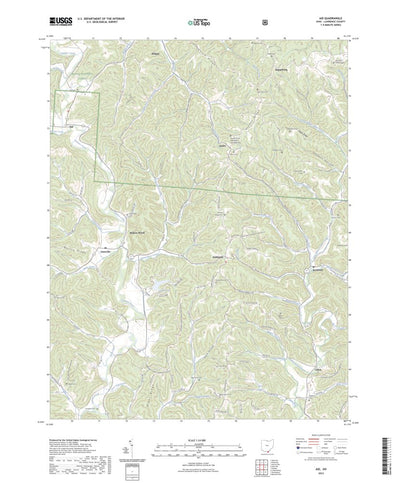 United States Geological Survey Aid, OH (2023, 24000-Scale) digital map
