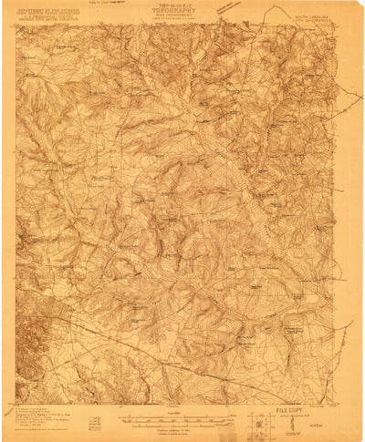 United States Geological Survey Aiken, SC (1920, 48000-Scale) digital map