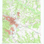 United States Geological Survey Aiken, SC (1964, 24000-Scale) digital map