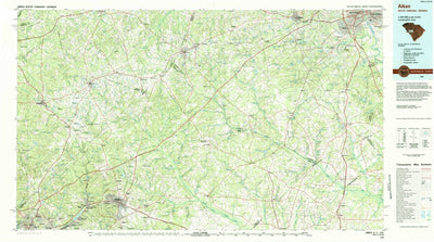 United States Geological Survey Aiken, SC-GA (1983, 100000-Scale) digital map