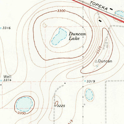 United States Geological Survey Aiken, TX (1968, 24000-Scale) digital map