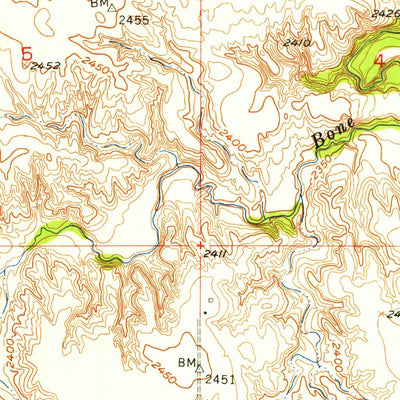 United States Geological Survey Ainsworth, NE (1954, 24000-Scale) digital map